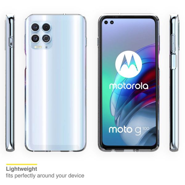 Accezz Clear TPU Backcover Motorola Moto G100 - Transparent