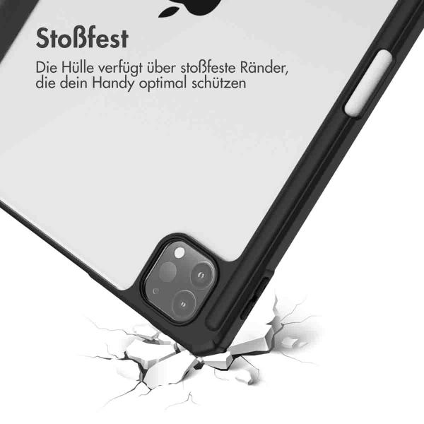 imoshion Trifold Hardcase Klapphülle für das iPad Pro 12.9 (2018/2020/2021/2022) - Schwarz