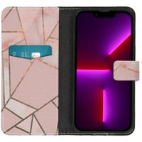 imoshion Design TPU Klapphülle Apple iPhone 13 Pro - Pink Graphic