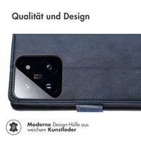 imoshion Luxuriöse Klapphülle für das Xiaomi 14T - Dunkelblau