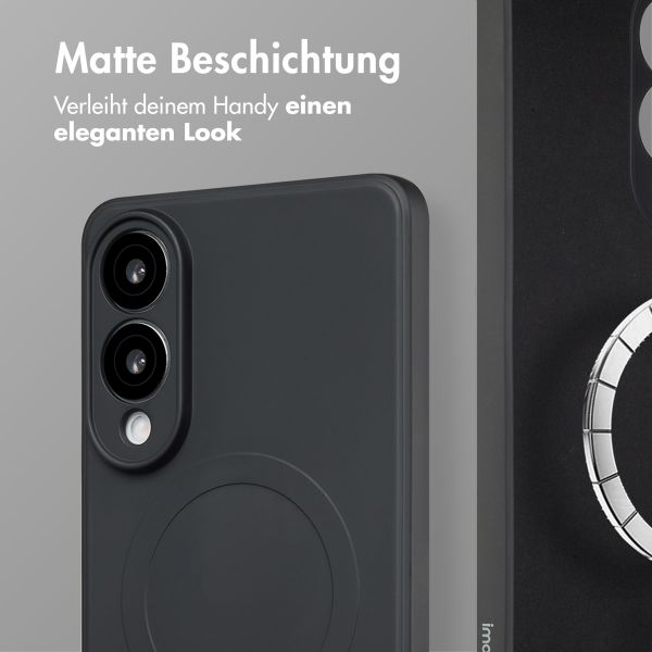 imoshion Color Back Cover mit MagSafe Samsung Galaxy S25 Edge - Schwarz