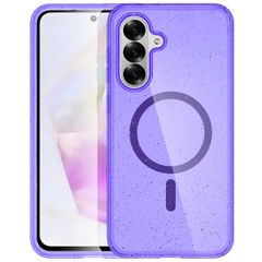 imoshion Glitzer Back Cover mit MagSafe Samsung Galaxy A36 - Glitzer Violett