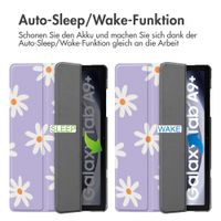 imoshion Design Trifold Klaphülle Samsung Galaxy Tab A11 Plus / A9 Plus - Flowers Distance