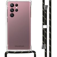 imoshion Backcover mit Band Samsung Galaxy S22 Ultra - Schwarz & Gold