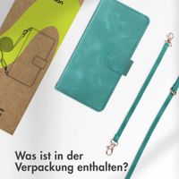 imoshion Klapphülle mit Kordel für das Samsung Galaxy S25 Plus - Türkis