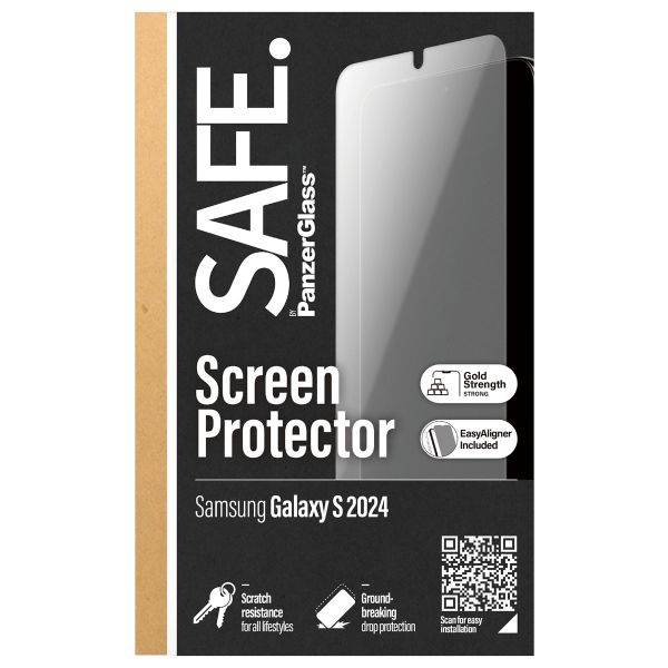 SAFE by PanzerGlass Refresh Ultra Wide Fit Screenprotector inkl. Applikator für das Samsung Galaxy S24