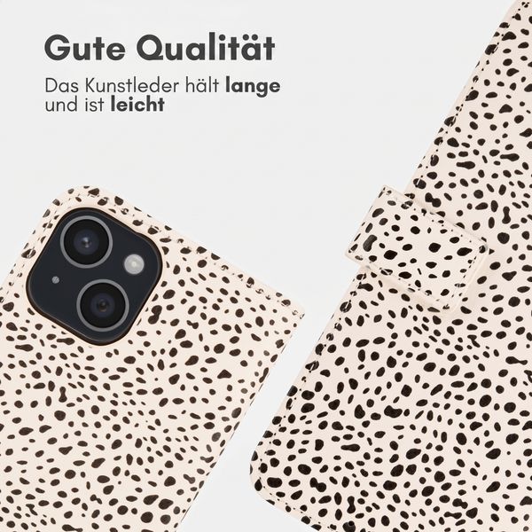 imoshion Design Klapphülle Apple iPhone 15 - Desert Dots