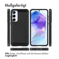 imoshion Brushed Back Cover Samsung Galaxy A55 - Schwarz