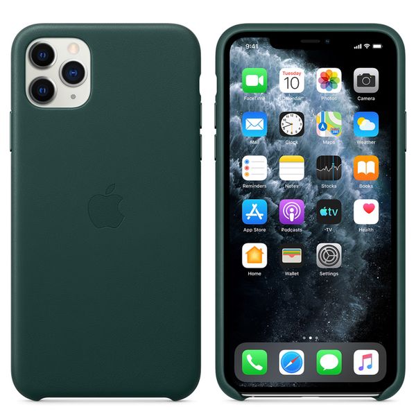 Apple Leder-Case Forest Green für das Apple iPhone 11 Pro Max