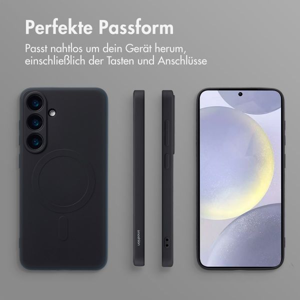imoshion Color Back Cover mit MagSafe für das Samsung Galaxy S25 Plus - Schwarz