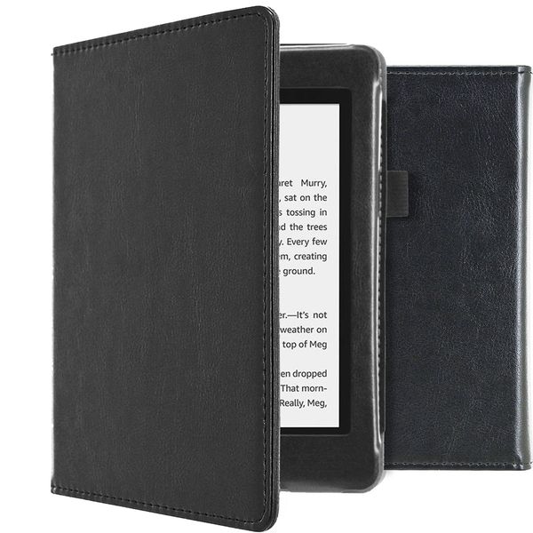 imoshion Vegan Leather Klapphülle Amazon Kindle Paperwhite 4 (2018) - Schwarz