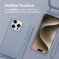 imoshion Color Backcover mit abnehmbarem Handykette und MagSafe Apple iPhone 15 Pro Max - Ash Blue