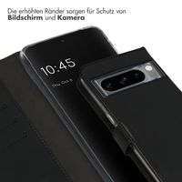 Selencia Echtleder Klapphülle Google Pixel 8 Pro - Schwarz