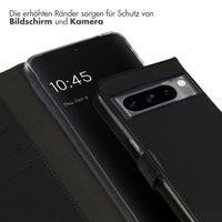 Selencia Echtleder Klapphülle für das Google Pixel 8 Pro - Schwarz