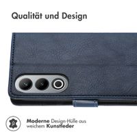 imoshion Luxuriöse Klapphülle für das OnePlus Nord CE 4 - Dunkelblau