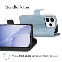 imoshion Luxuriöse Klapphülle Oppo Reno15 (5G) - Hellblau