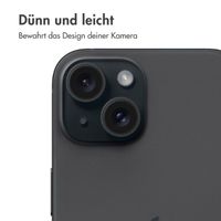 imoshion 2er-Pack Objektivschutz für Kamera für das Apple iPhone 15 / 15 Plus - Black