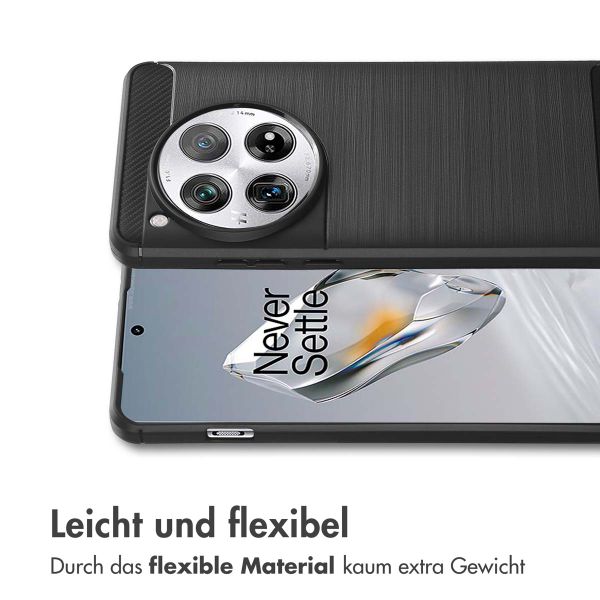 imoshion Brushed Back Cover OnePlus 12 - Schwarz