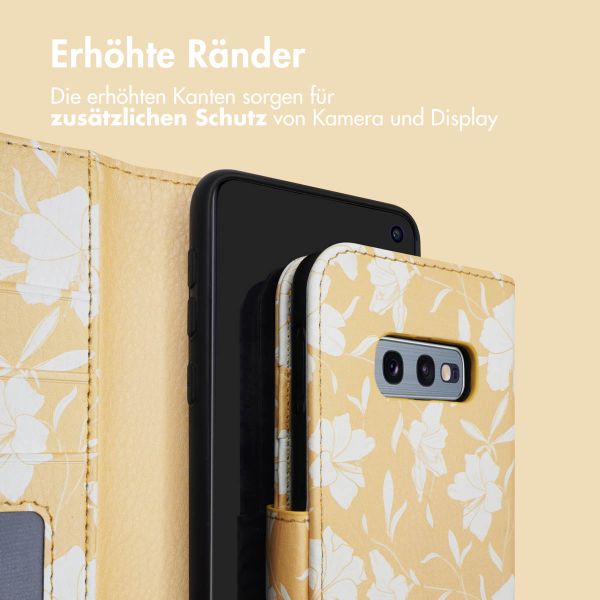 imoshion ﻿Design Klapphülle für das Samsung Galaxy S10e - Yellow Flowers