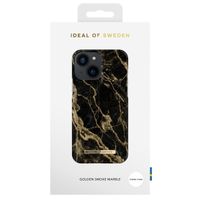 iDeal of Sweden Fashion Back Case für das Apple iPhone 13 Mini - Golden Smoke Marble