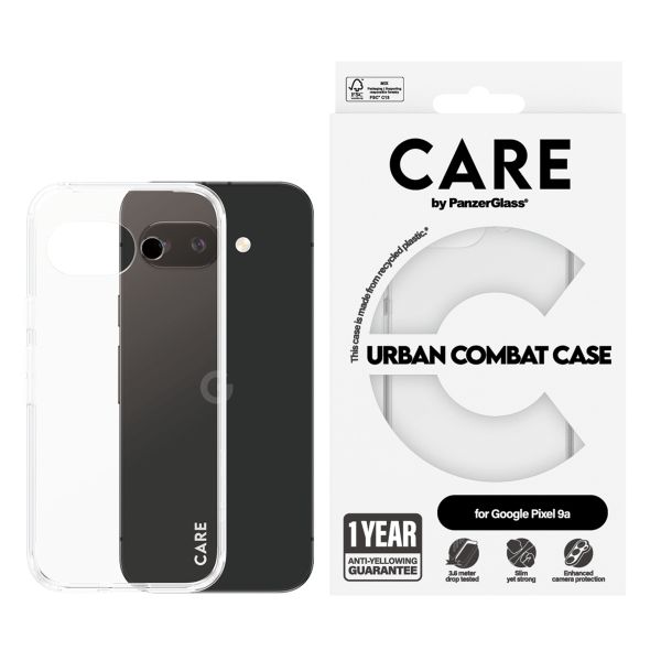 CARE by PanzerGlass Urban Combat Case MagSafe Google Pixel 9A - Transparent
