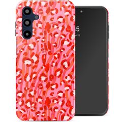 Selencia Vivid Tough Back Cover für das Samsung Galaxy A16 - Wild Spots Lipstick