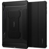 Spigen Rugged Armor Pro Klapphülle für das Samsung Galaxy Tab S8 Plus / S7 Plus / Tab S7 FE 5G - Schwarz