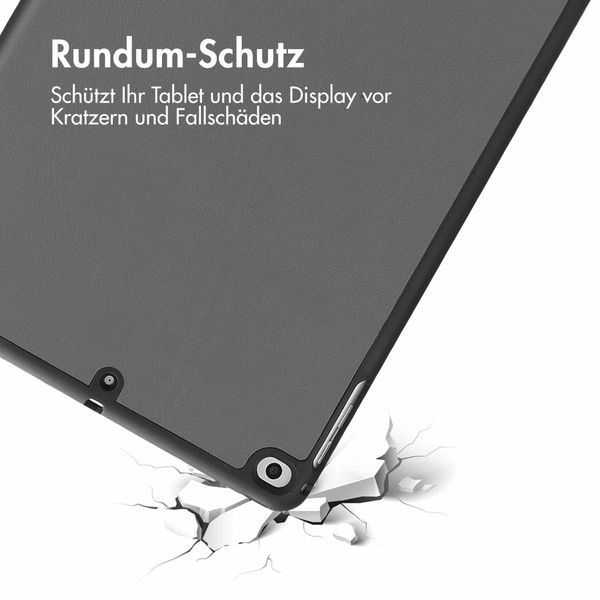 imoshion Trifold Klapphülle iPad 6 (2018) 9.7 Zoll / iPad 5 (2017) 9.7 Zoll / Air 2 (2014) / Air 1 (2013) - Grau