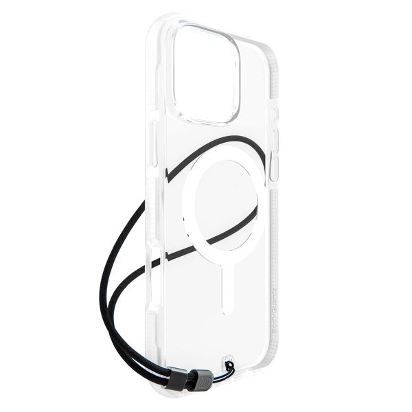 BodyGuardz Ace Pro MagSafe Back Cover für das iPhone 16 Pro Max - Clear White