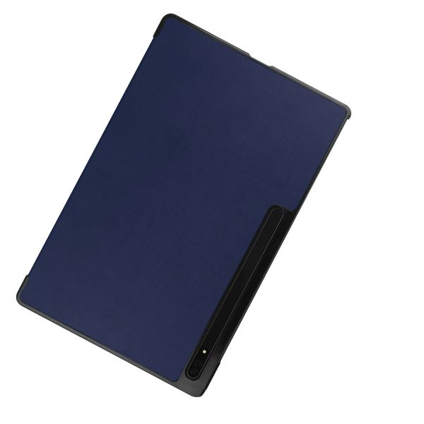 imoshion Trifold Klapphülle Galaxy Tab S8 Ultra - Dunkelblau