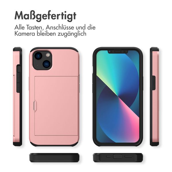 imoshion Backcover mit Kartenfach Apple iPhone 13 - Rosé gold