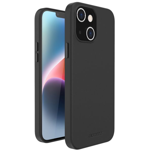 Accezz Leather Backcover mit MagSafe Apple iPhone 14 Plus - Schwarz