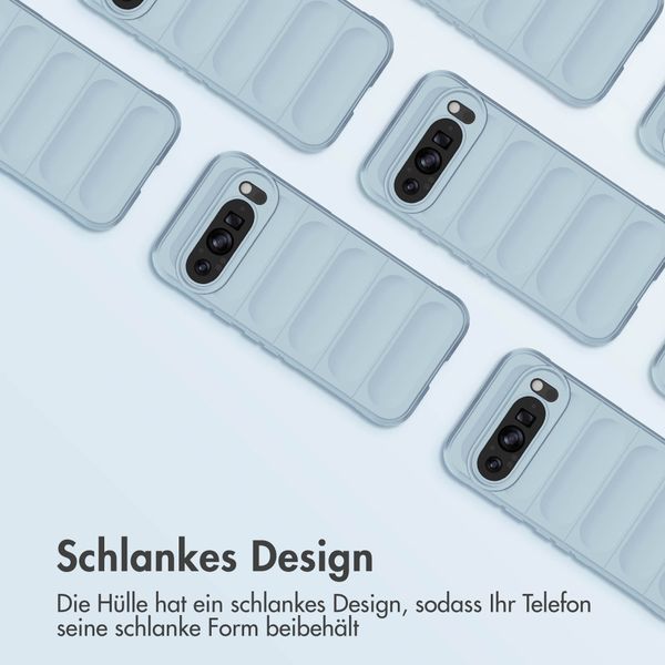 imoshion EasyGrip Back Cover für das Google Pixel 9 / 9 Pro - Hellblau