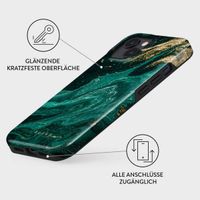 Burga Tough Back Cover für das iPhone 15 Plus - Emerald Pool