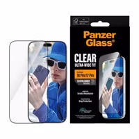 PanzerGlass Ultra-Wide Fit Antibakterieller Displayschutz mit Applikator Apple iPhone 18 Pro / 17 Pro