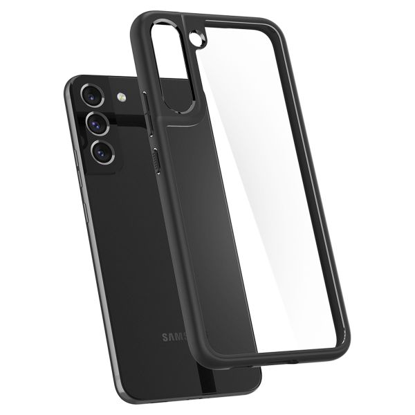 Spigen Ultra Hybrid™ Case für das Samsung Galaxy S22 - Schwarz / Transparent