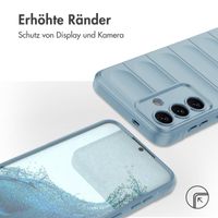 imoshion EasyGrip Back Cover für das Samsung Galaxy S24 Plus - Hellblau