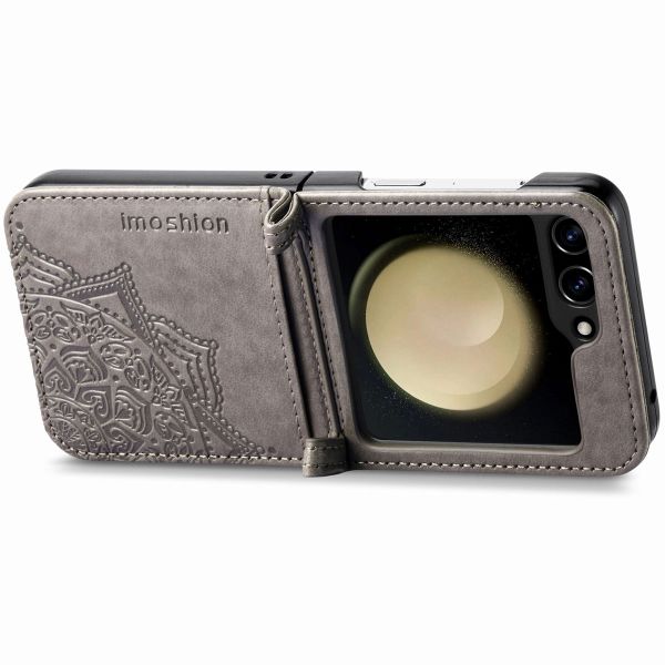 imoshion Mandala Klapphülle Samsung Galaxy Z Flip 5 - Grau