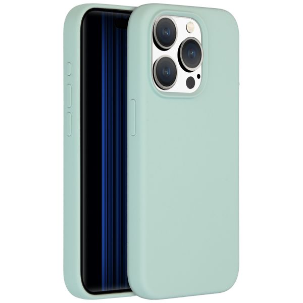 Accezz Liquid Silikoncase für das iPhone 15 Pro - Sky Blue