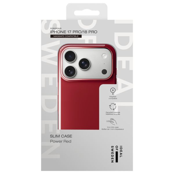 iDeal of Sweden Schlanke MagSafe-Hülle Apple iPhone 18 Pro / 17 Pro - Power Red
