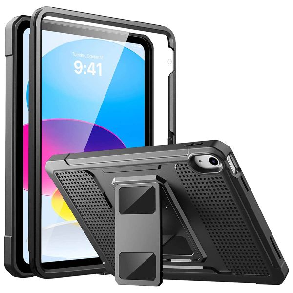 Accezz Robustes Back Case Apple iPad 11 (2025) 11 Zoll A16 / iPad 10 (2022) 10.9 Zoll - Schwarz