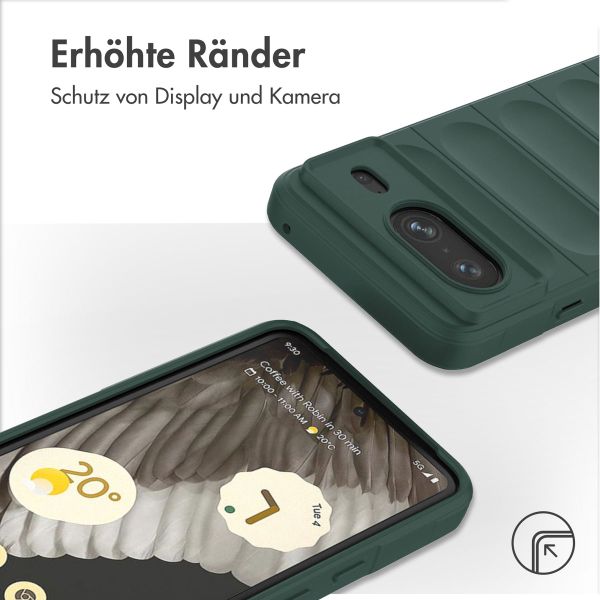 imoshion EasyGrip Backcover für das Google Pixel 8 - Dunkelgrün