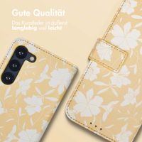 imoshion Design Klapphülle Samsung Galaxy S23 - Yellow Flowers