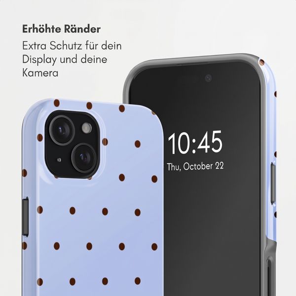 Selencia Vivid Rückabdeckung mit MagSafe Apple iPhone 15 - Happy Dots Digital Sky