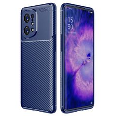 imoshion Carbon-Hülle Oppo Find X5 5G - Blau