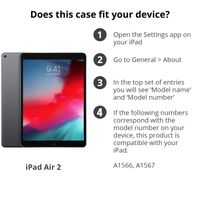 imoshion Luxus Klapphülle Apple iPad Air 2 (2014) - Rot