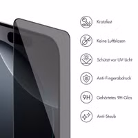 Accezz Sichtschutz-Schutzglas mit Applikator Apple iPhone 16 Pro