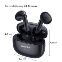 imoshion Aura Earbuds – Kabellose Kopfhörer – Kabellose Bluetooth-Kopfhörer – Schwarz