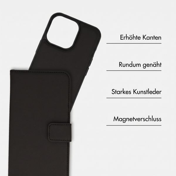 imoshion Herausnehmbare 2-in-1 Luxus-Bookcase Apple iPhone 13 Pro - Schwarz