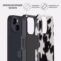 Burga Tough Back Cover für das Apple iPhone 15 - Achromatic